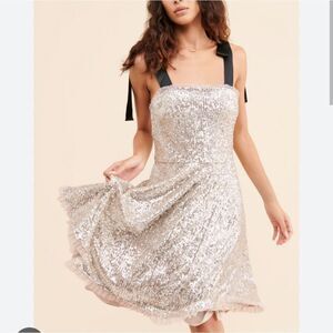 GAL MEETS GLAM Diana sequin cocktail dress